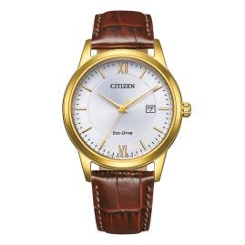 Citizen AW1782-11A Eco-Drive Herrenuhr Solar Braun/Goldfarben