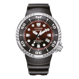 Citizen BN1024-01Z Promaster Eco-Drive Solar-Taucheruhr für Herren Schwarz/Rot