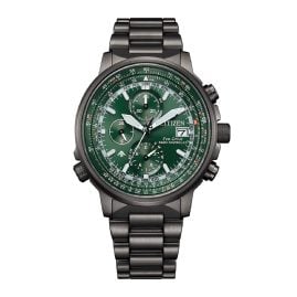 Citizen AT8304-57W Eco-Drive Promaster Sky Funk Herrenuhr Schwarz/Grün