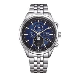 Citizen BY1030-50L Eco-Drive Herrenuhr Funk-Solar Mondphase Stahlband