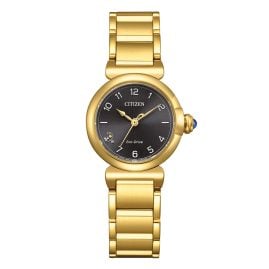 Citizen EM1132-88H Eco-Drive Solar Damen-Armbanduhr Goldfarben/Grau