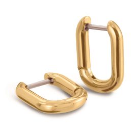 Boccia 05060-02 Damen-Ohrringe Creolen Titan Goldfarben