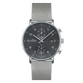 Junghans 41/4877.44 Herrenuhr mit Milanaise-Armband Chronoscope Form C
