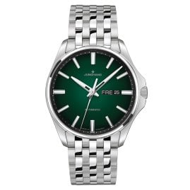 Junghans 27/4518.44 Meister S Herrenuhr Automatik Stahl/Dunkelgrün