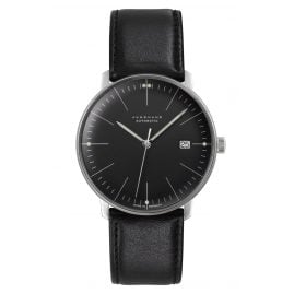Junghans 27/4701.02 max bill Herren-Automatikuhr mit Saphirglas Schwarz