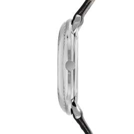 Junghans 41/4465.02 max bill Herren-Armbanduhr Schwarz mit Saphirglas