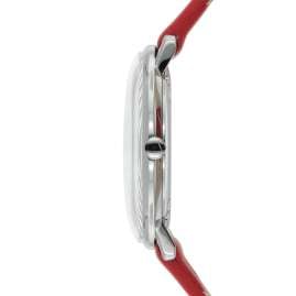 Junghans 47/4541.02 max bill Damenuhr mit Saphirglas Rot