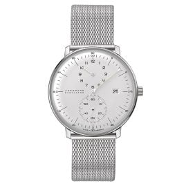 Junghans 27/4492.46 max bill Herrenuhr Regulator mit Milanaiseband