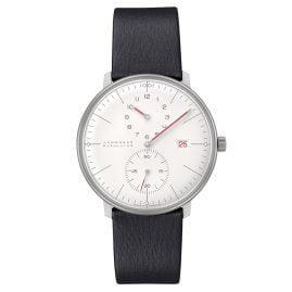 Junghans 27/4493.02 max bill Herrenuhr Regulator Bauhaus mit Lederband