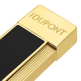 S.T. Dupont 030112 Feuerzeug Twiggy Schwarz/Goldfarben