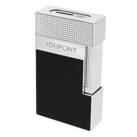 S.T. Dupont T20101 Tischfeuerzeug Schwarz/Chromfarben