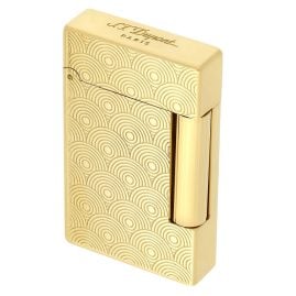 S.T. Dupont 020845 Feuerzeug Initial Cinetique Goldfarben