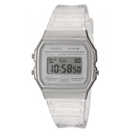 Casio F-91WS-7EF Collection Damen- und Jugenduhr Silberfarben