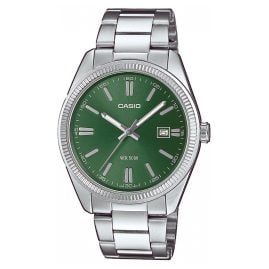 Casio MTP-1302PD-3AVEF Herren-Armbanduhr Quarz Stahl/Grün