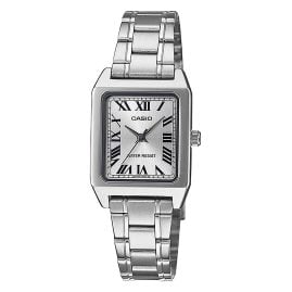 Casio LTP-B150D-7BEF Damenuhr Rechteckig Stahl