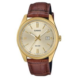 Casio MTP-1302PGL-9AVEF Herrenuhr Quarz mit Lederband
