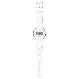 Casio F-91WB-7AEF Timeless Collection Damen- und Jugenduhr Weiß