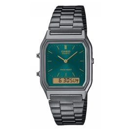 Casio AQ-230EGG-3AEF Collection Edgy Armbanduhr Ana-Digi Grau/Grün
