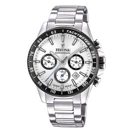 Festina F20560/1 Herrenuhr Chronograph Stahl/Silberfarben