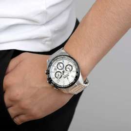 Festina F20560/1 Herrenuhr Chronograph Stahl/Silberfarben