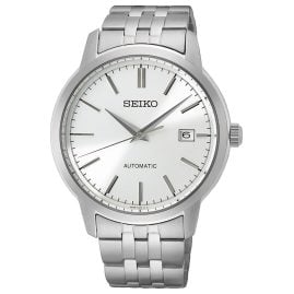 Seiko SRPH85K1 Herrenuhr Automatik Stahl/Silberfarben