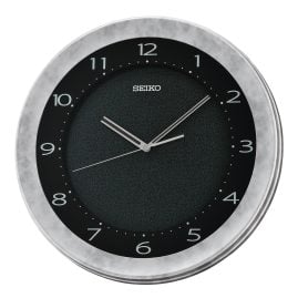 Seiko QXA817S Wanduhr Silberfarben/Schwarz