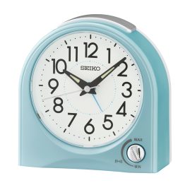 Seiko QHE204L Quarz Wecker Hellblau