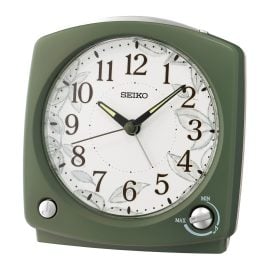 Seiko QHP012M Wecker mit Vogelstimmen Grün