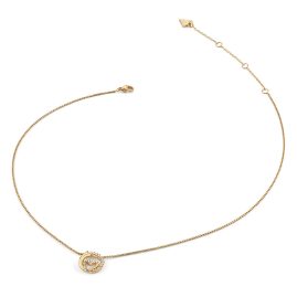 Guess JUBN05526JWYGT/U Damen-Kette Wrapped Heart Goldfarben