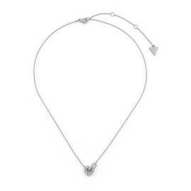 Guess JUBN05533JWRH Damen-Kette Herz Kristalle Silberfarben