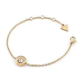 Guess JUBB05378JWYGS Damen-Armband Coin Pave Goldfarben S