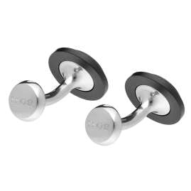 BOSS 50479845-001 Manschettenknöpfe Rund Schwarz Clark