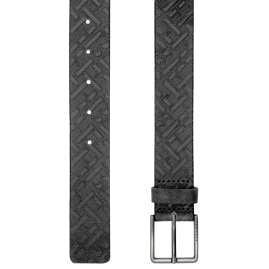 BOSS 50461652-001 Herren Leder-Gürtel Schwarz Ther
