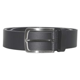 BOSS 50481022-001 Herren-Ledergürtel Schwarz Jor