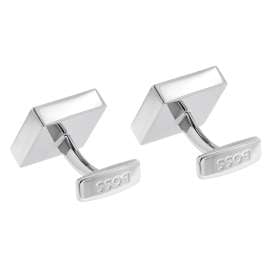 BOSS 50515399-040 Manschettenknöpfe Quadratisch Silberfarben B-Monogram