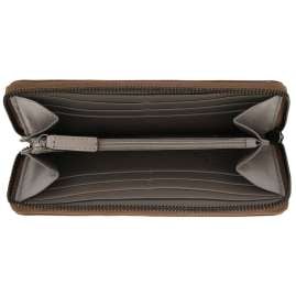 camel active 32070422 Damen-Geldbörse Leder Cognac-Braun Valencia