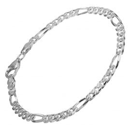 trendor 41994 Figaro-Armband Silber 925 Herrenarmband Breite 4,3 mm