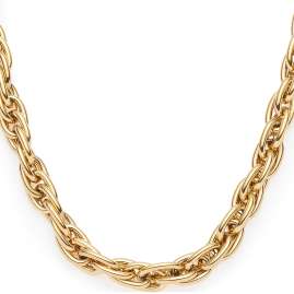Leonardo 025378 Damen-Halskette Sina Goldfarben 45 cm