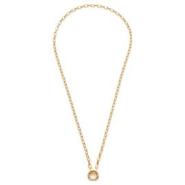 Leonardo 025758 Damen-Kette Tomke Goldfarben 50 cm Clip & Mix