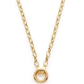 Leonardo 025758 Damen-Kette Tomke Goldfarben 50 cm Clip & Mix