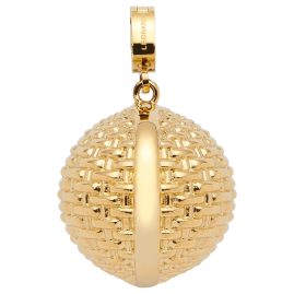 Leonardo 025633 Anhänger Pinou Clip & Mix Edelstahl Goldfarben
