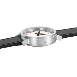 Mondaine MST.4101B.LBV.2SE Herrenuhr stop2go mit Lederband 41 mm