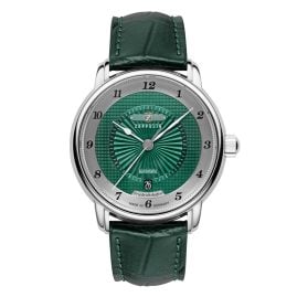 Zeppelin 8556-2 Herrenuhr Automatik Friedrichshafen Grün