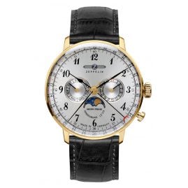 Zeppelin 7038-1 Hindenburg Herrenuhr mit Mondphase