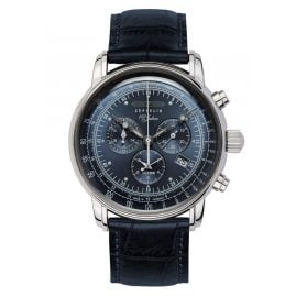 Zeppelin 7680-3 Herrenuhr 100 Jahre Zeppelin Ed. 1 Dunkelblau