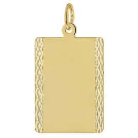 trendor 68744 Gravur-Anhänger für Damen und Herren Gold 333/8K