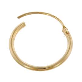 trendor 28081 Damen-Ohrringe Gold 333 / 8K Creolen Breite 1,3 mm Ø 15 mm