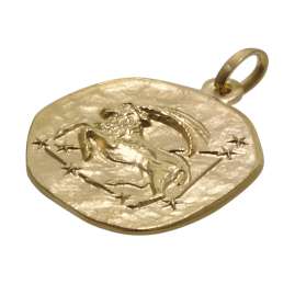 trendor 08725-01 Sternzeichen-Anhänger Steinbock 333 Gold 16 mm