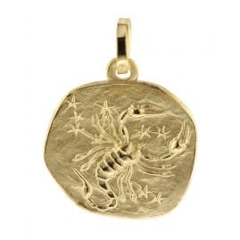trendor 08725-11 Sternzeichen-Anhänger Skorpion 333 Gold 16 mm