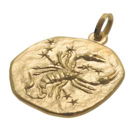 trendor 08725-11 Sternzeichen-Anhänger Skorpion 333 Gold 16 mm